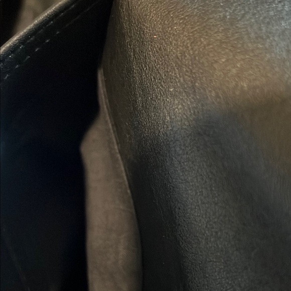 Harley-Davidson Black Leather Vest with Fringe - Picture 5 of 6